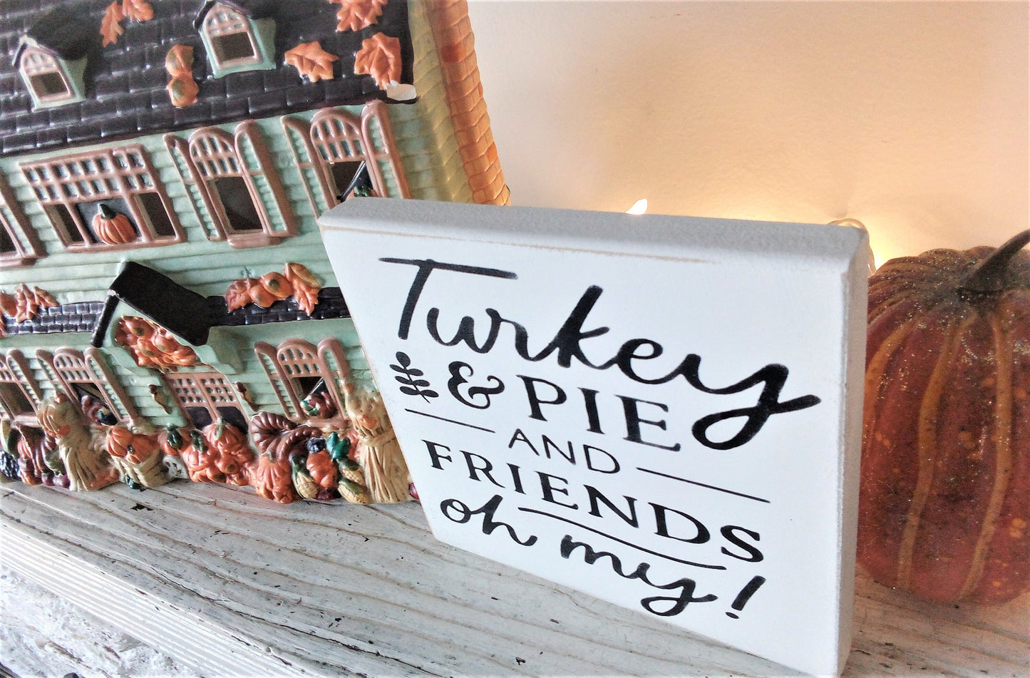 Friendsgiving decor, Friendsgiving gifts, Thanksgiving decor, Thanksgiving tiered tray decor, Turkey decor, Thanksgiving table decor
