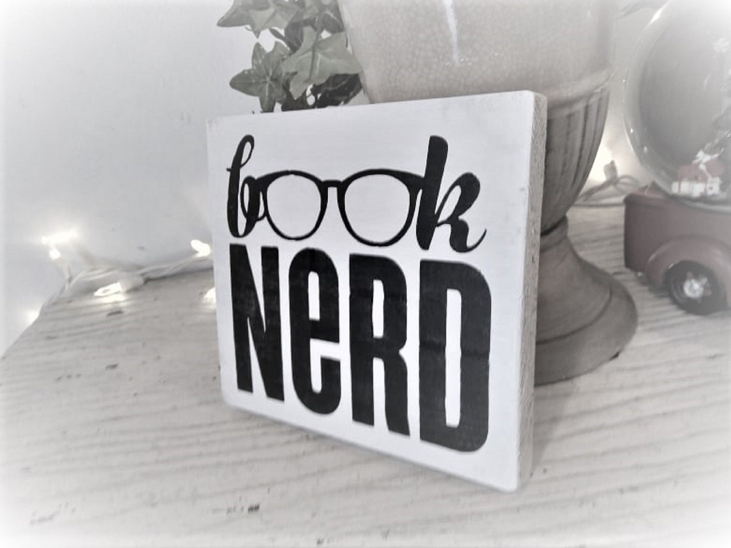 Book nerd sign, Christmas gifts for her, book club gifts, funny, book lover gifts, nerd gifts, geek gifts, for him, for mom, teacher gift