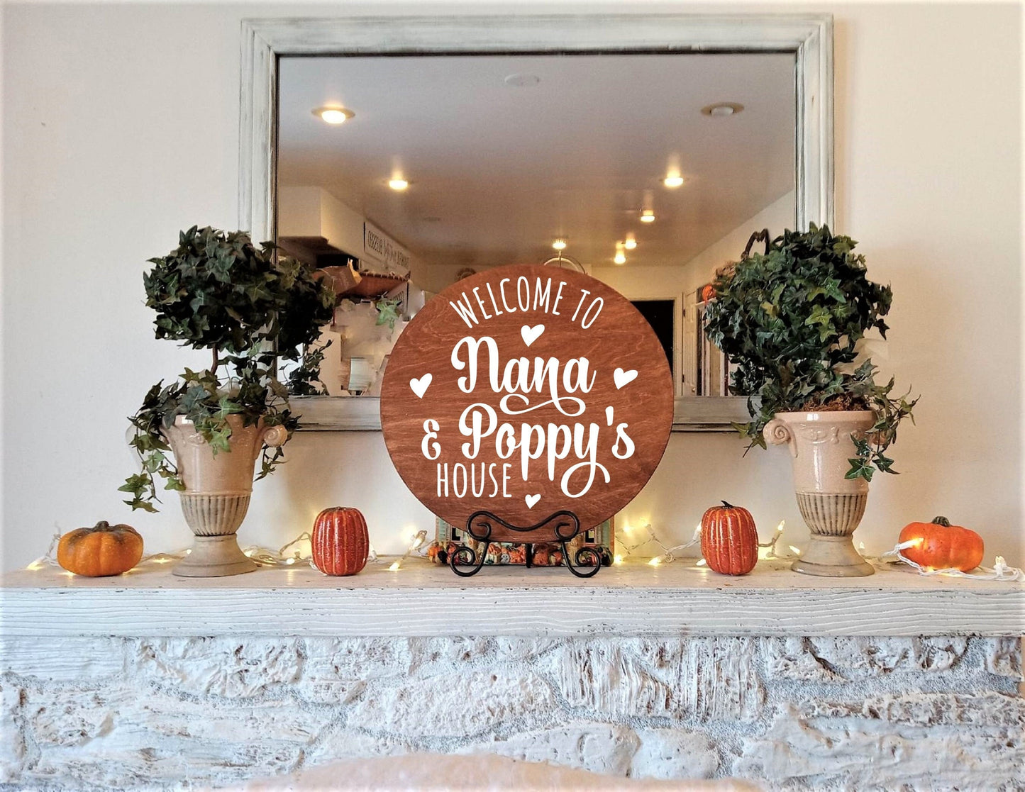 Front door sign for Grandparents, grandparents gifts from grandkids, grandparents gifts christmas, grandparents sign, grandma gift, grandpa