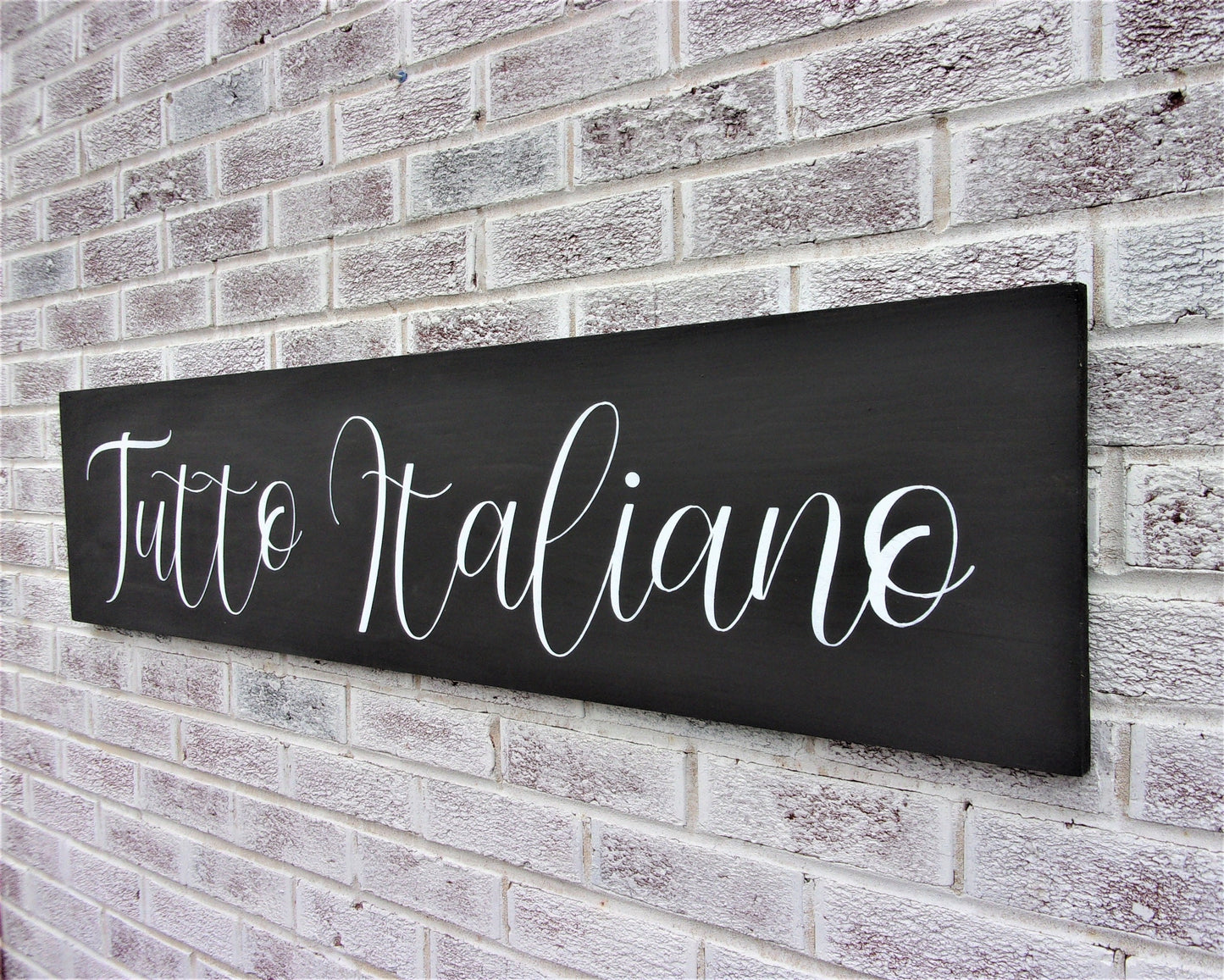 Italian wall art, Italian gifts, Italian signs, Tutto Italiano sign, Tuscan decor, Tuscan wall decor, la famiglia e tutto, italian phrases