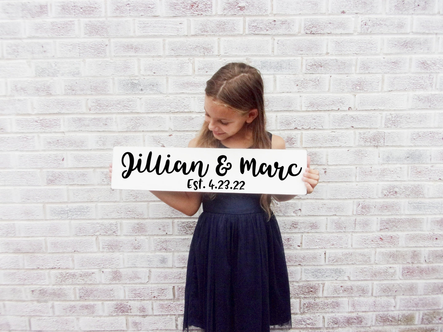 Bridal Shower Gift Personalized, Personalized Wedding Gift, Wedding Sign, Last Name Sign, Established Sign, Family Name Sign, Family Gift