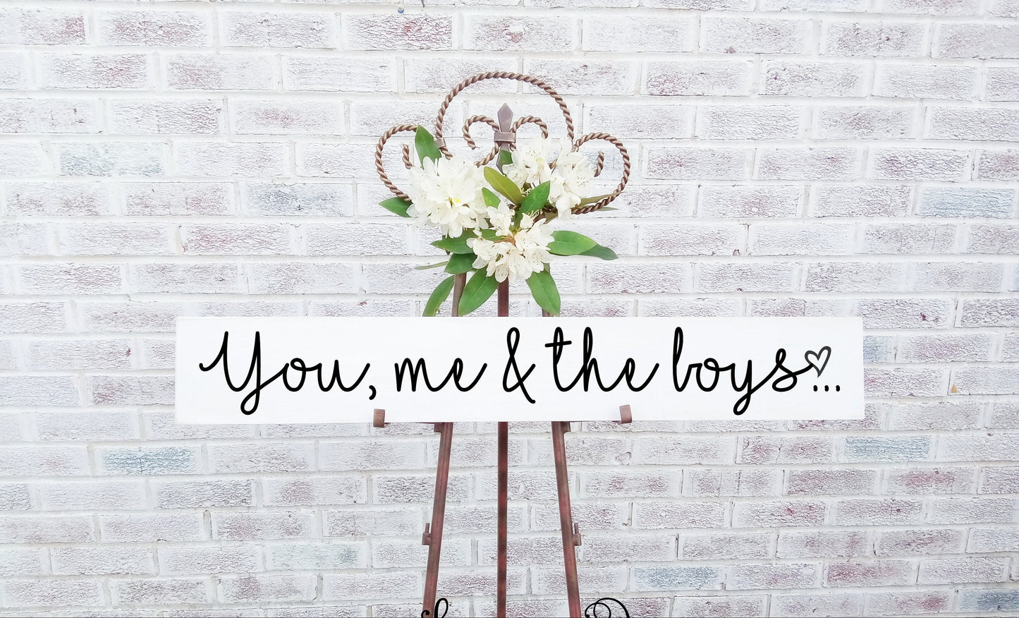 You me and the girls sign, OR boys, Over the bed signs, Over the couch signs, Over the sofa art, family room decor, girl mom gift, boy mom