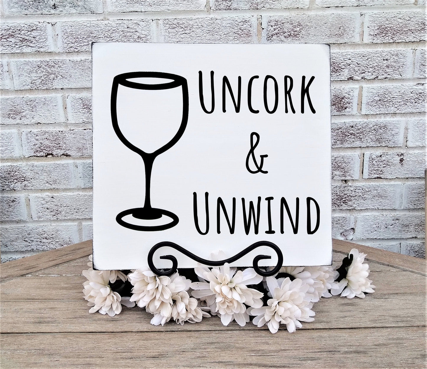 Uncork and Unwind sign Wedding bar sign, country wedding bar decor, rustic wedding bar sign, wedding bar decor, bar signs wedding,farmhouse