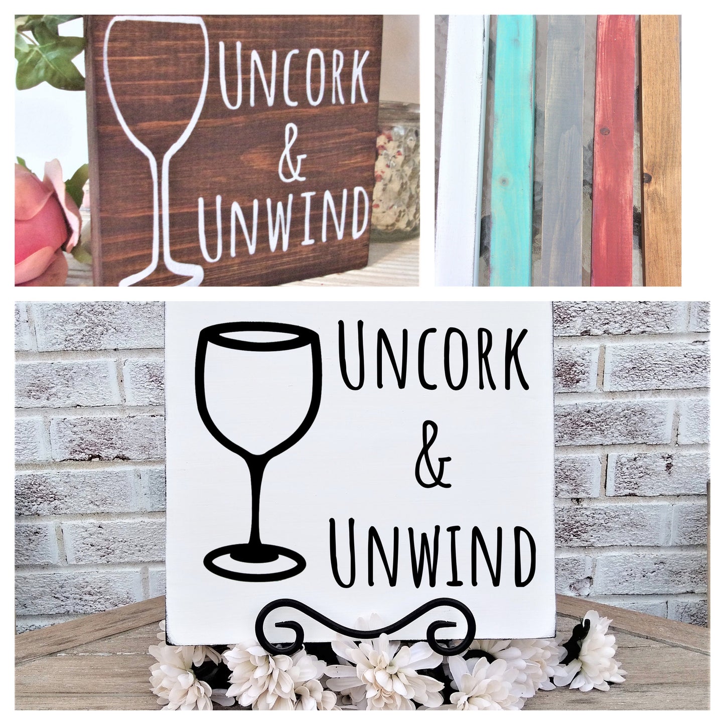 Uncork and Unwind sign Wedding bar sign, country wedding bar decor, rustic wedding bar sign, wedding bar decor, bar signs wedding,farmhouse