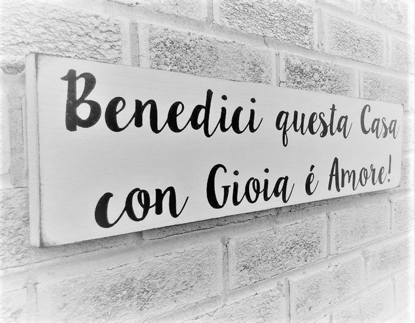Bless this home sign, Bless this home with love and laughter sign, Italian blessing sign, House blessing sign,housewarming gift for couple