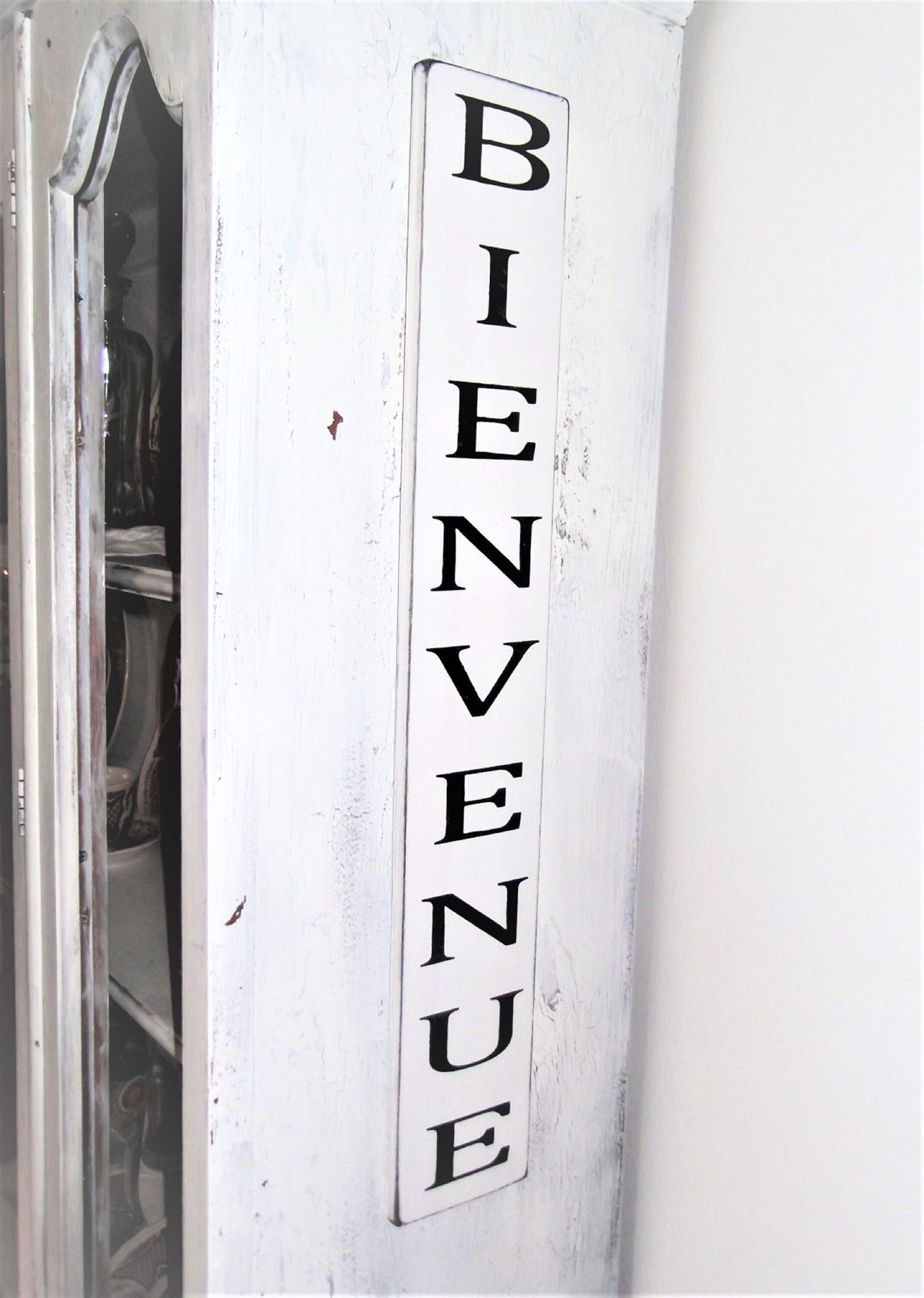 Bienvenue sign, French Welcome sign, front door sign french, French Country decor, French country kitchen, decor, signs, art, Shabby chic