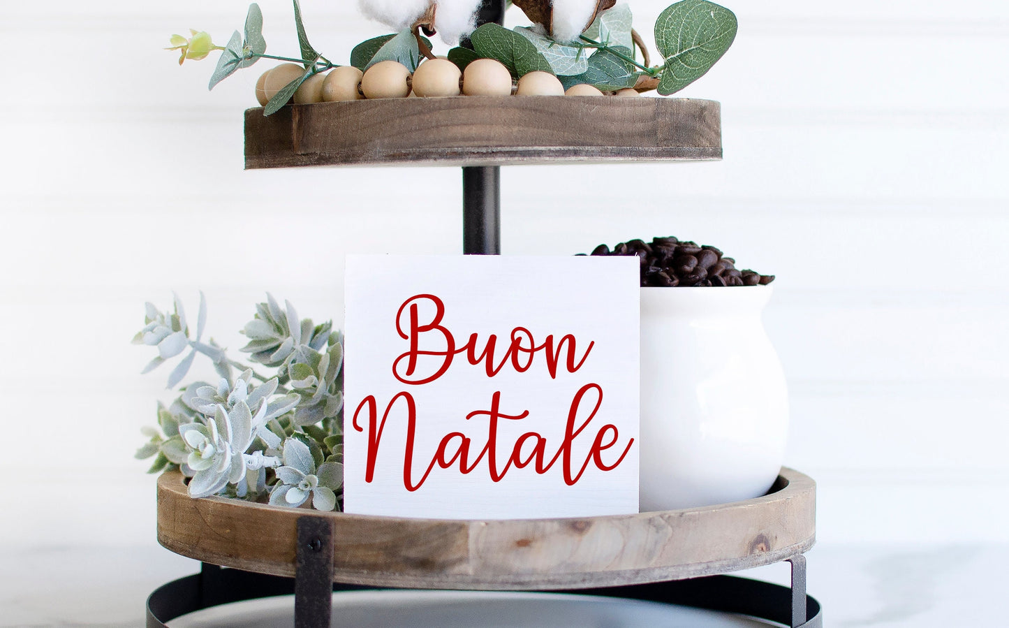 Merry Christmas sign in Italian,  Italian phrases, Buon Natale, Christmas signs, Christmas decor, Italian wall art, Italian signs