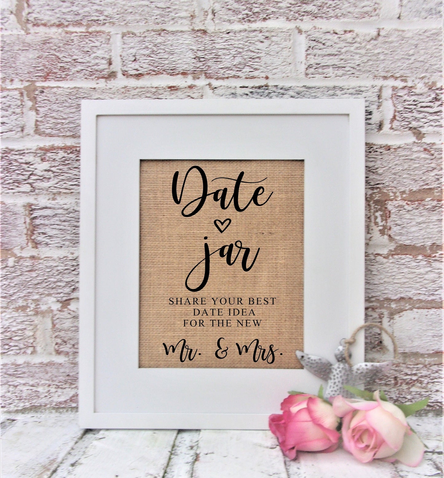 Date Jar Sign, Date Ideas, Wedding Reception Decor, Farmhouse Wedding Signs, Barn Wedding Signs, Bridal Shower Decorations, Rustic Wedding