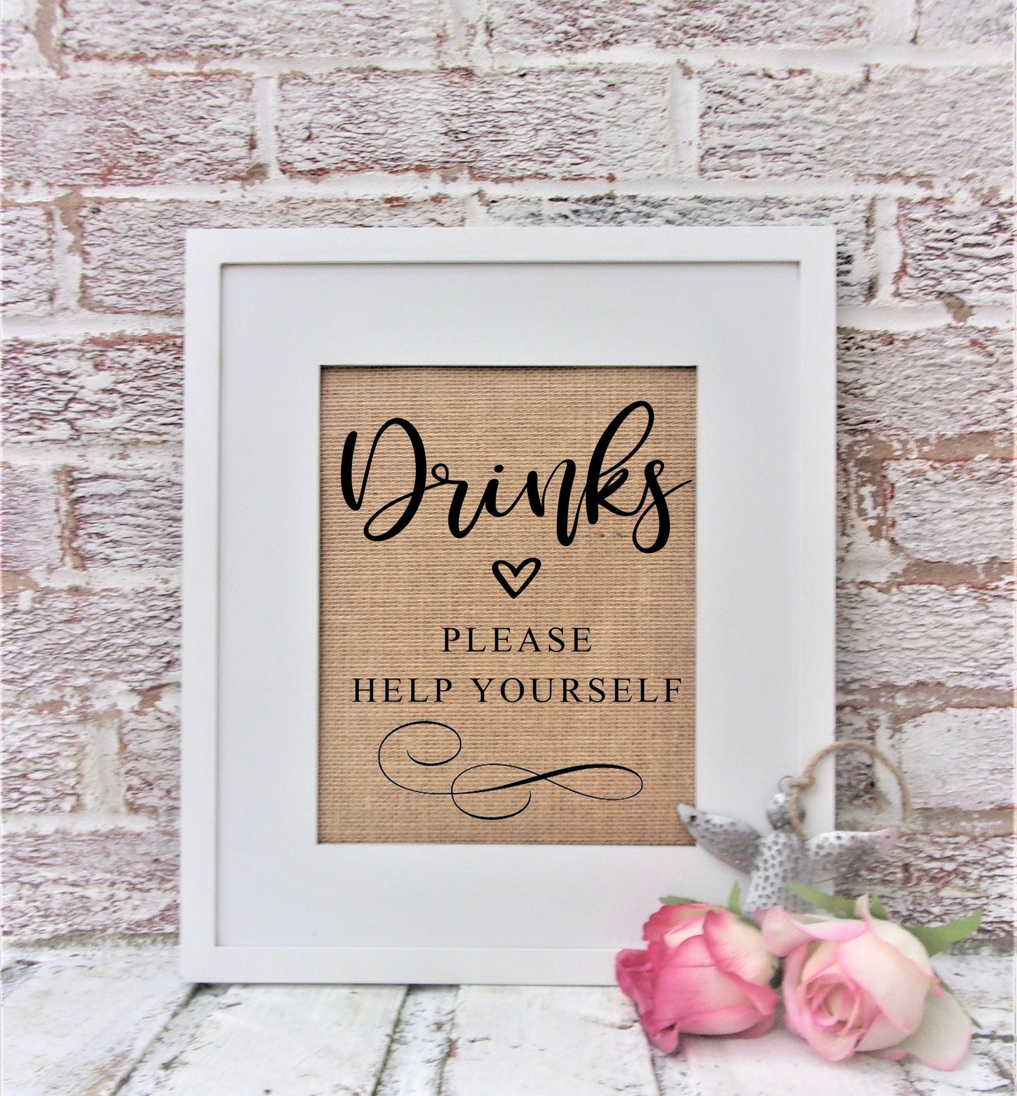 Wedding Bar Signs, Personalized wedding bar signs, Drinks Help Yourself sign, Wedding Reception decorations, Bar signs, Wedding Signs