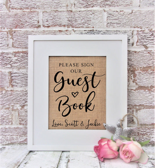 Guest Book Sign, Please sign our guest book sign, personalized, wedding guest book sign,wedding guestbook, Rustic wedding,Barn wedding,decor