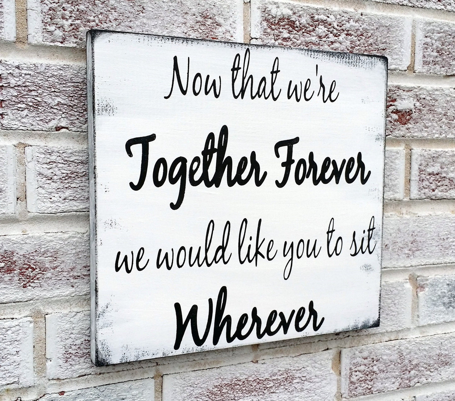 Sit wherever sign, nautical wedding, wedding seating signs, no seating plan sign, reception seating, wedding. seating chart. seating plan