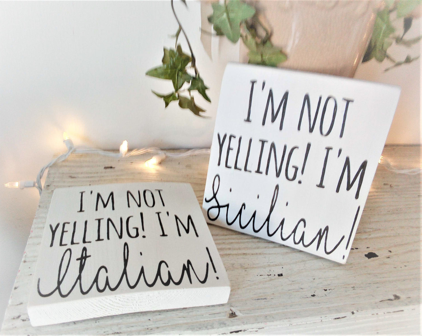 I'm not yelling I'm Italian, funny Italian gifts, funny gifts for italian, sister, brother, family, Italian wall art, Italian decor,Italian