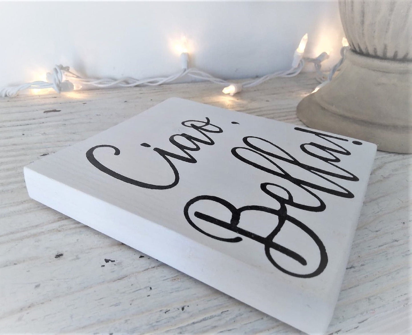 Ciao Bella, teen girl gift ideas, teen girl bedroom decor, Italian phrases, Italian sayings, Hello beautiful sign, Italian welcome sign