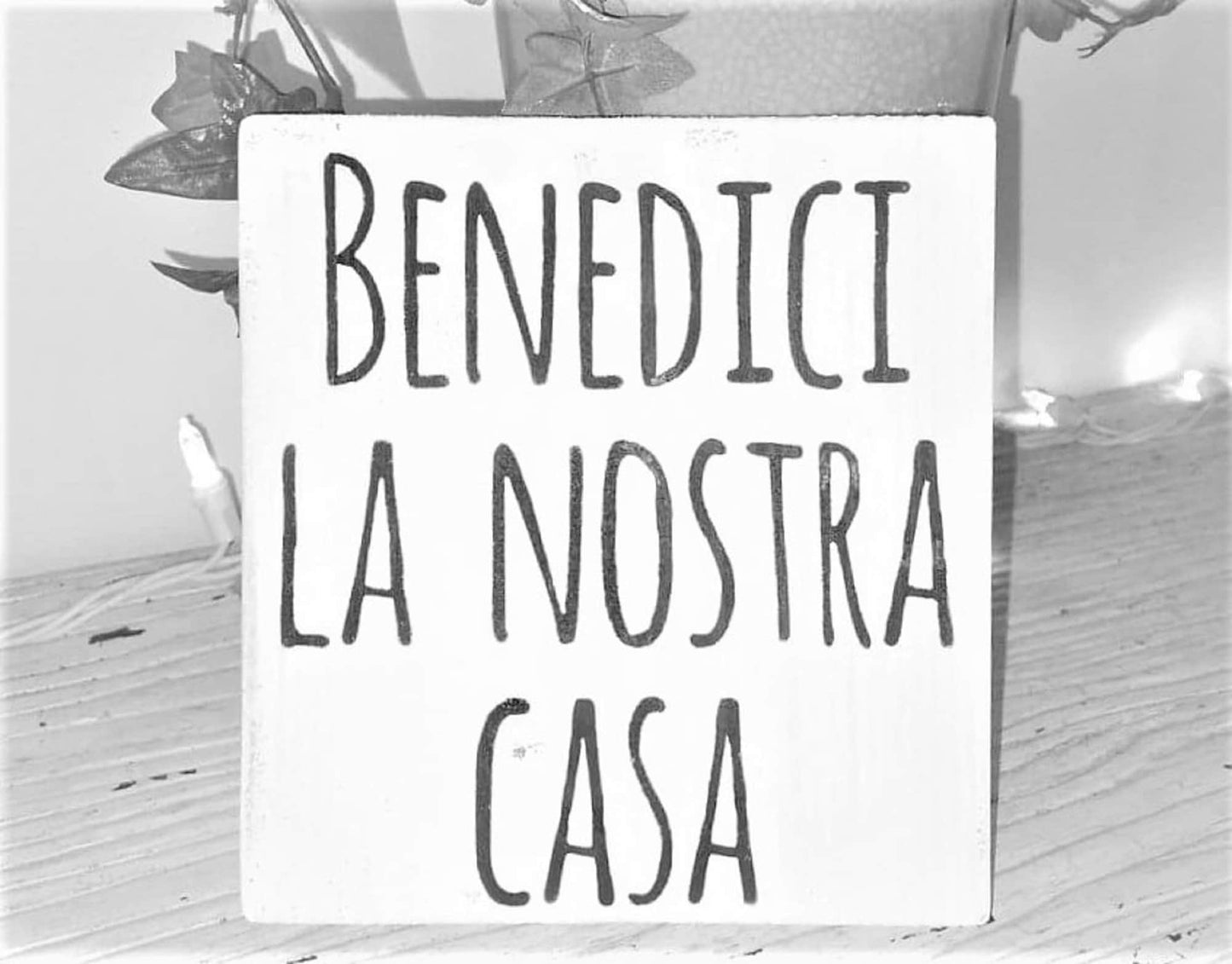 Bless our home sign, Italian house blessing, Benedici sign, Italian wall art, Italian signs, Italian, phrases, gifts, housewarming gifts