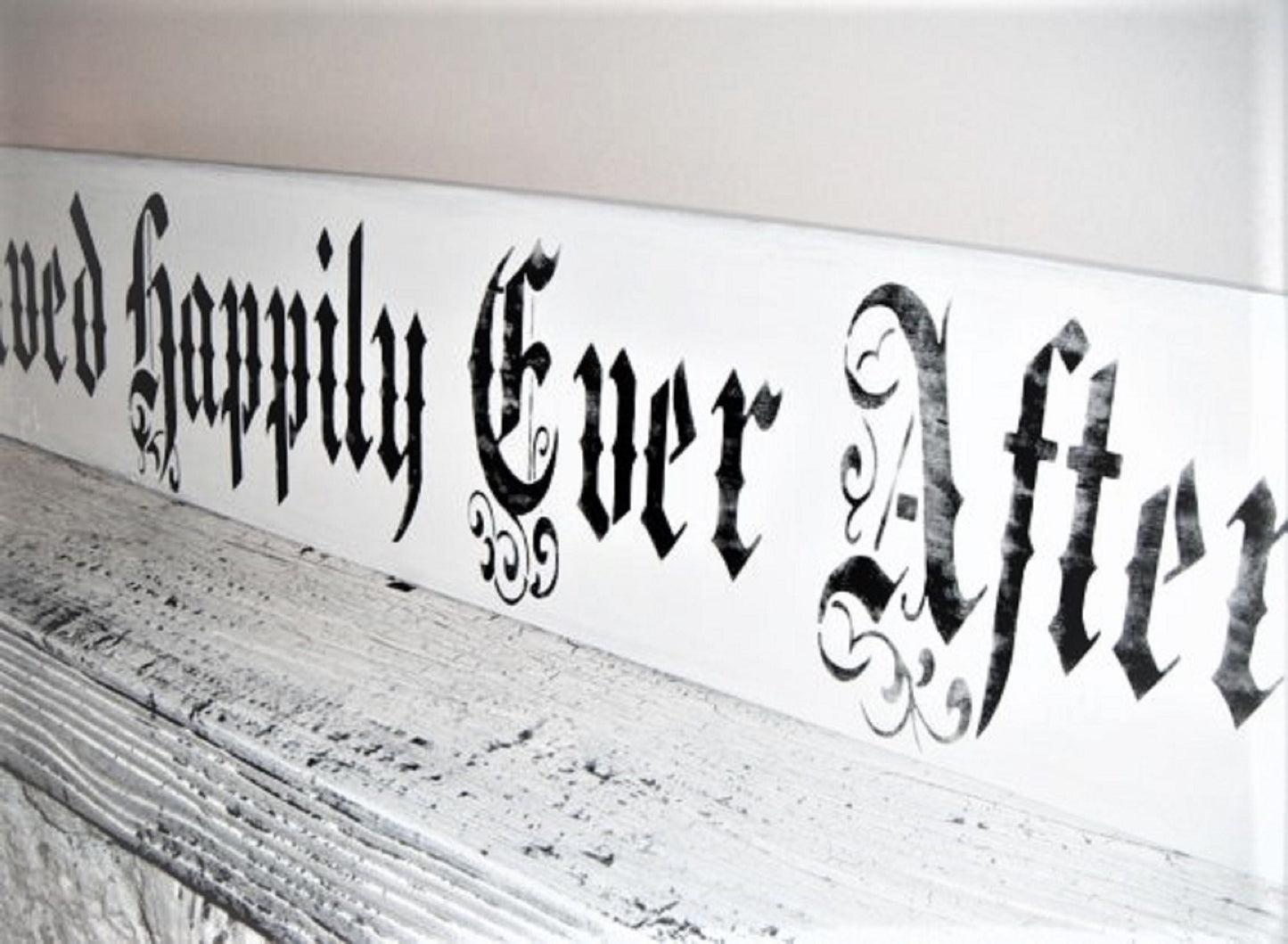 Victorian wedding, And they lived happily ever after sign, Victorian wedding decor, shabby chic wedding decor, gothic wedding decor