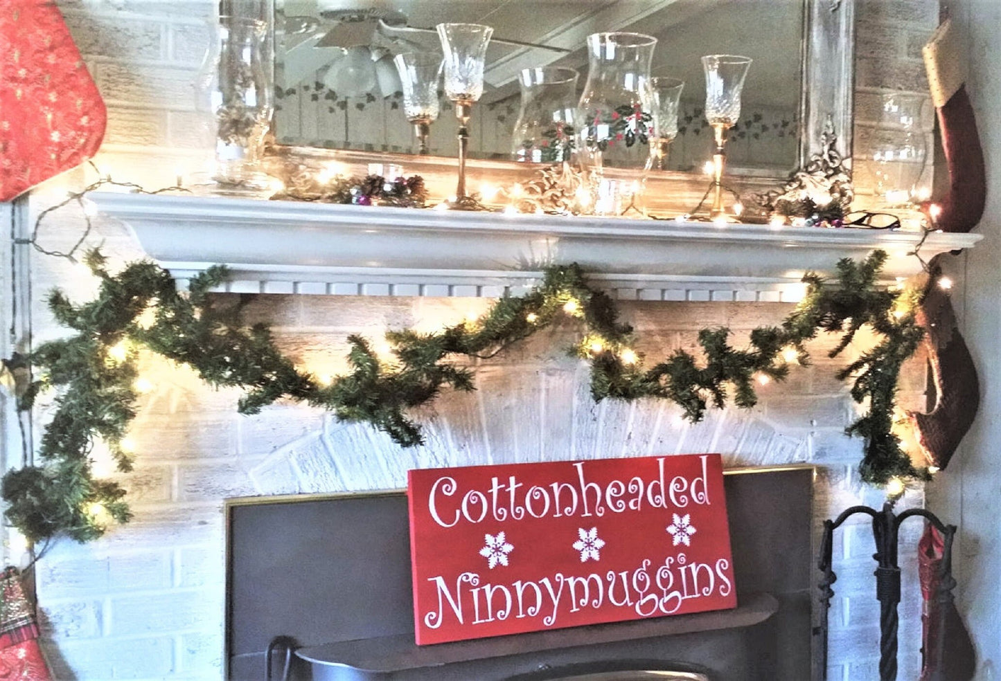 Cotton headed Ninny muggins sign, Funny Elf movie decorations,Elf movie decor, Elf movie gifts,Elf movie quotes, Christmas party decorations
