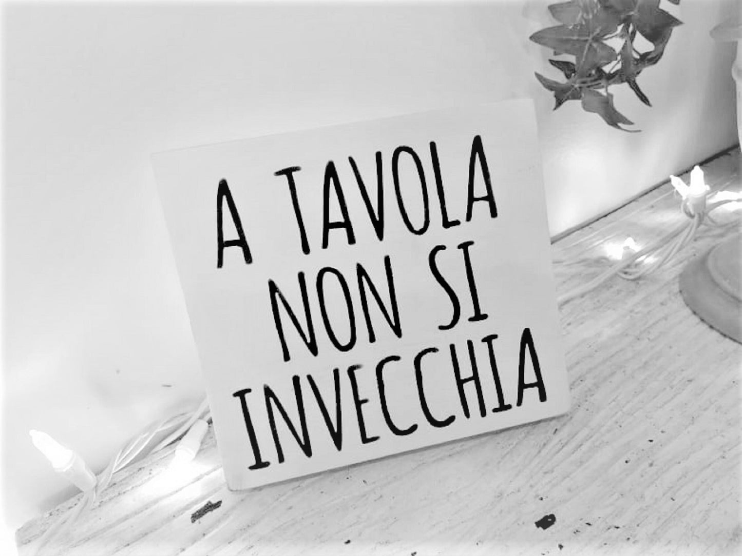 Italian kitchen signs, A tavola non si invecchia, Tuscan kitchen decor, Italian wall art, Tuscan signs, Italian restaurant decor, Italy