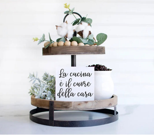 La Cucina kitchen sign, La cucina sign for kitchen, The kitchen is the heart of the home, ITALIAN kitchen decor,Tuscan kitchen decor,tuscany