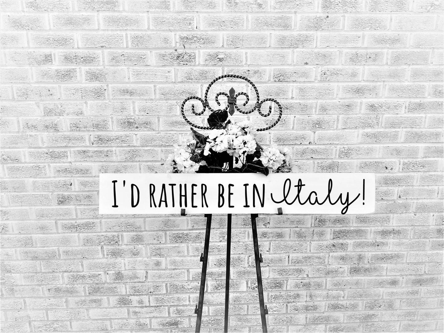 Italy trip gift, I'd rather be in Italy, Amalfi Coast, Italian wedding, Italian gifts, Italian wall decor, Italian decor, New York Italian