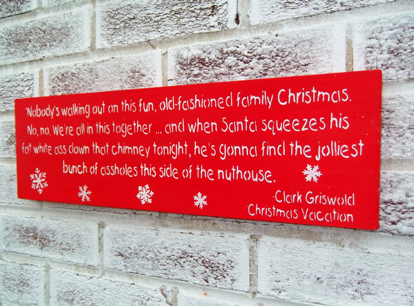 Clark Griswold Sign, Jolliest Bunch Sign, Funny Christmas gifts, Christmas vacation decor,funny christmas sayings Griswold family christmas