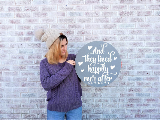 And they lived happily ever after, happily ever after sign, happily ever after party, happily ever after sign for weddings, fairytale decor