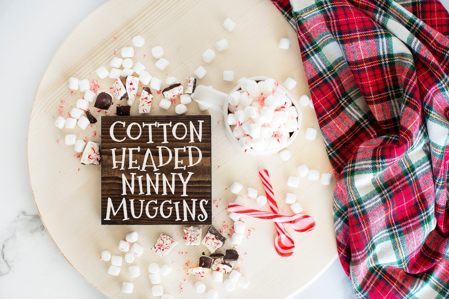 Cotton headed Ninny muggins sign, Funny Elf movie decorations,Elf movie decor, Elf movie gifts,Elf movie quotes, Christmas party decorations