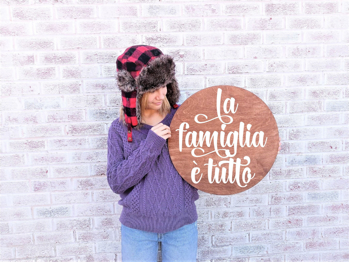 Italian family gifts for Christmas, La famiglia e tutto, Family is everything sign, Italian gifts for women,italia, Italian wall art