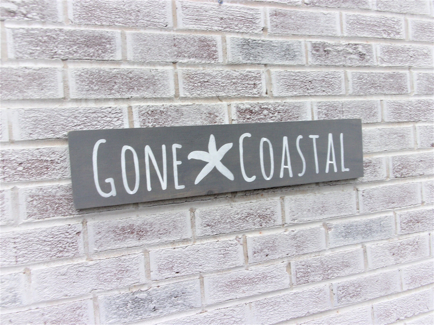 Gone Coastal sign, Coastal wall decor, coastal wall art, Coastal art, Coastal cowgirl,  coastal carolina, coastal decor for home,beach decor