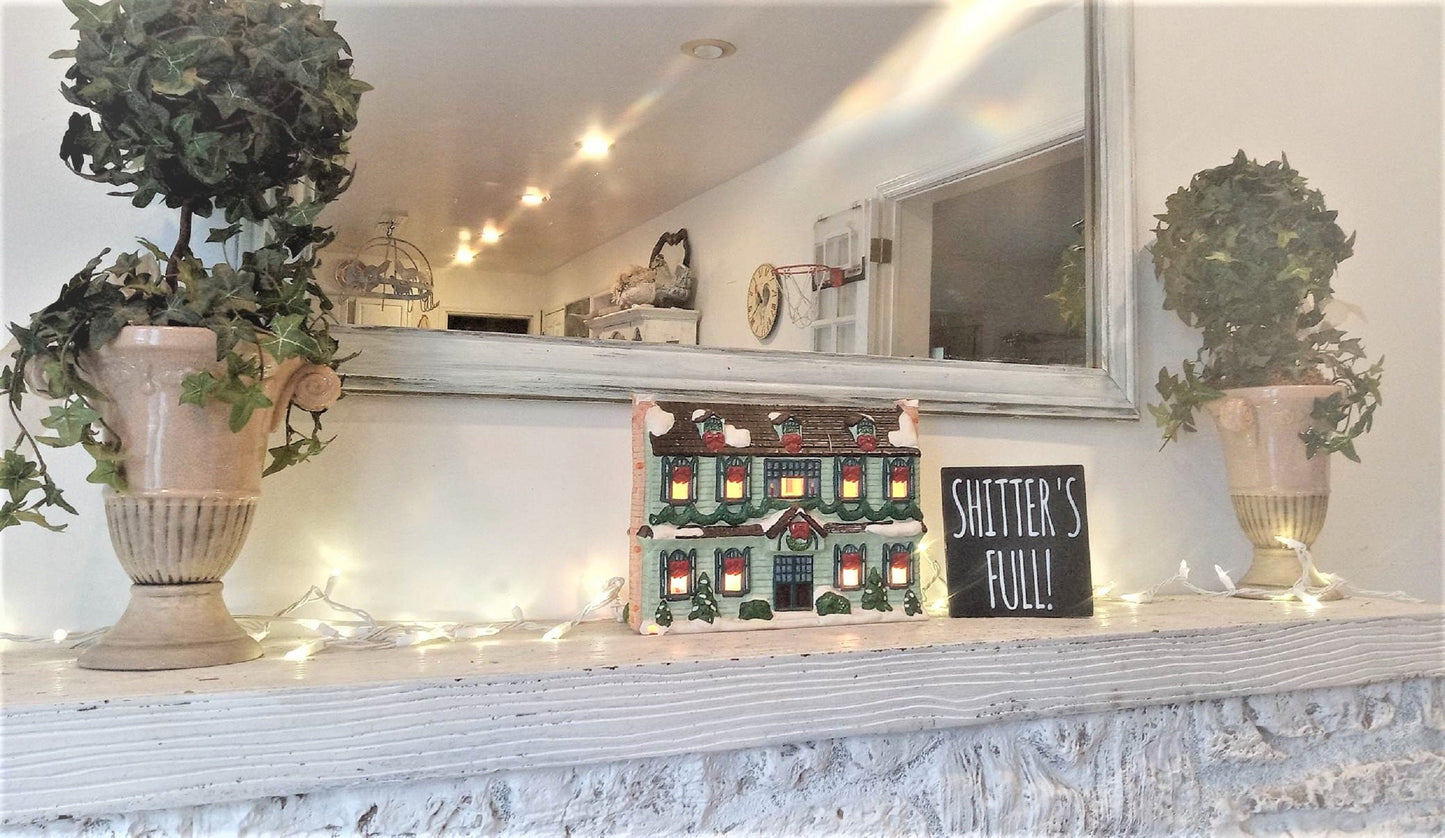 Shitters full sign, funny bathroom signs, funny rv signs, rv, decor, gifts, Christmas vacation decor, Christmas Vacation sign,Clark Griswold