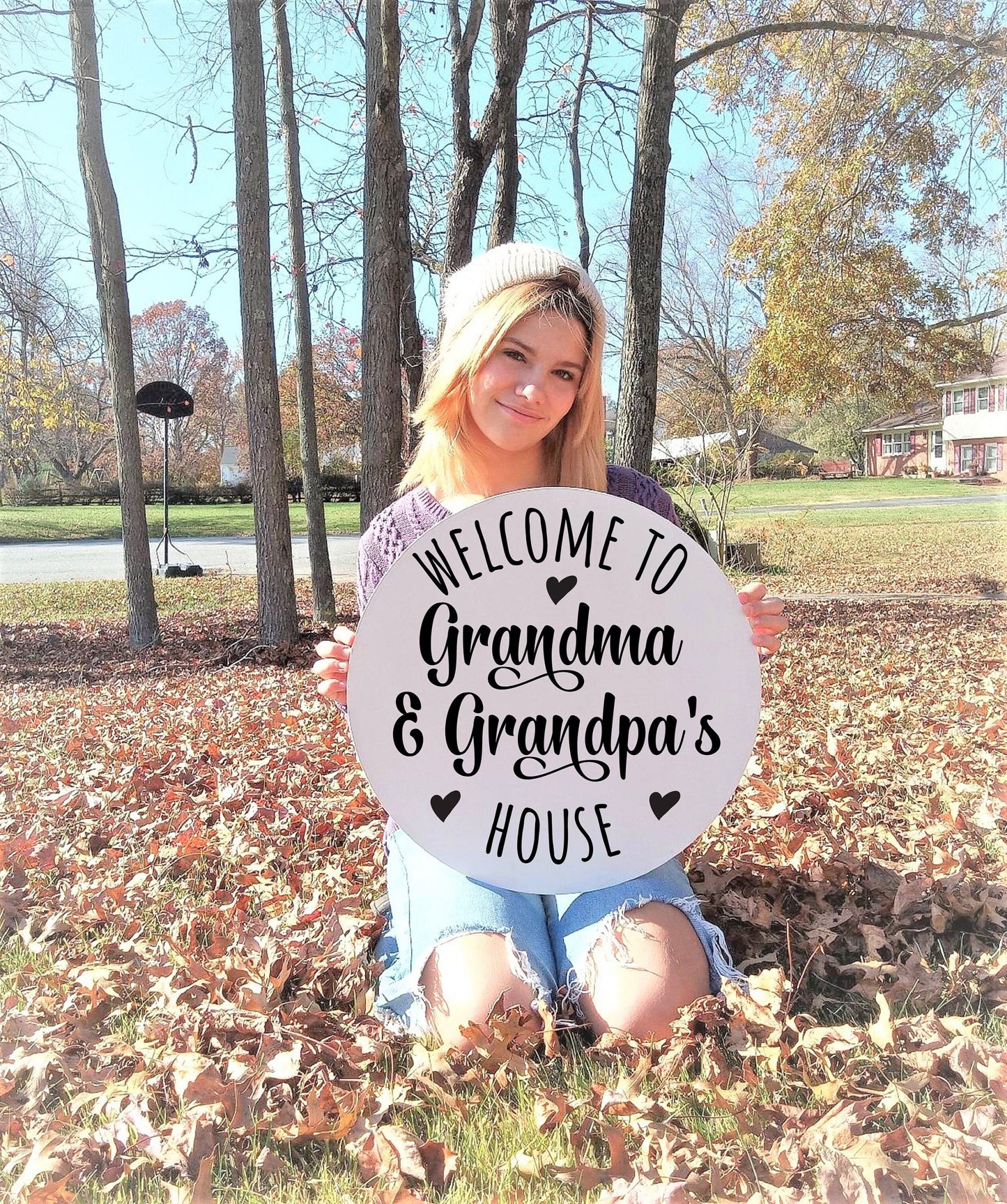 Front door sign for Grandparents, grandparents gifts from grandkids, grandparents gifts christmas, grandparents sign, grandma gift, grandpa