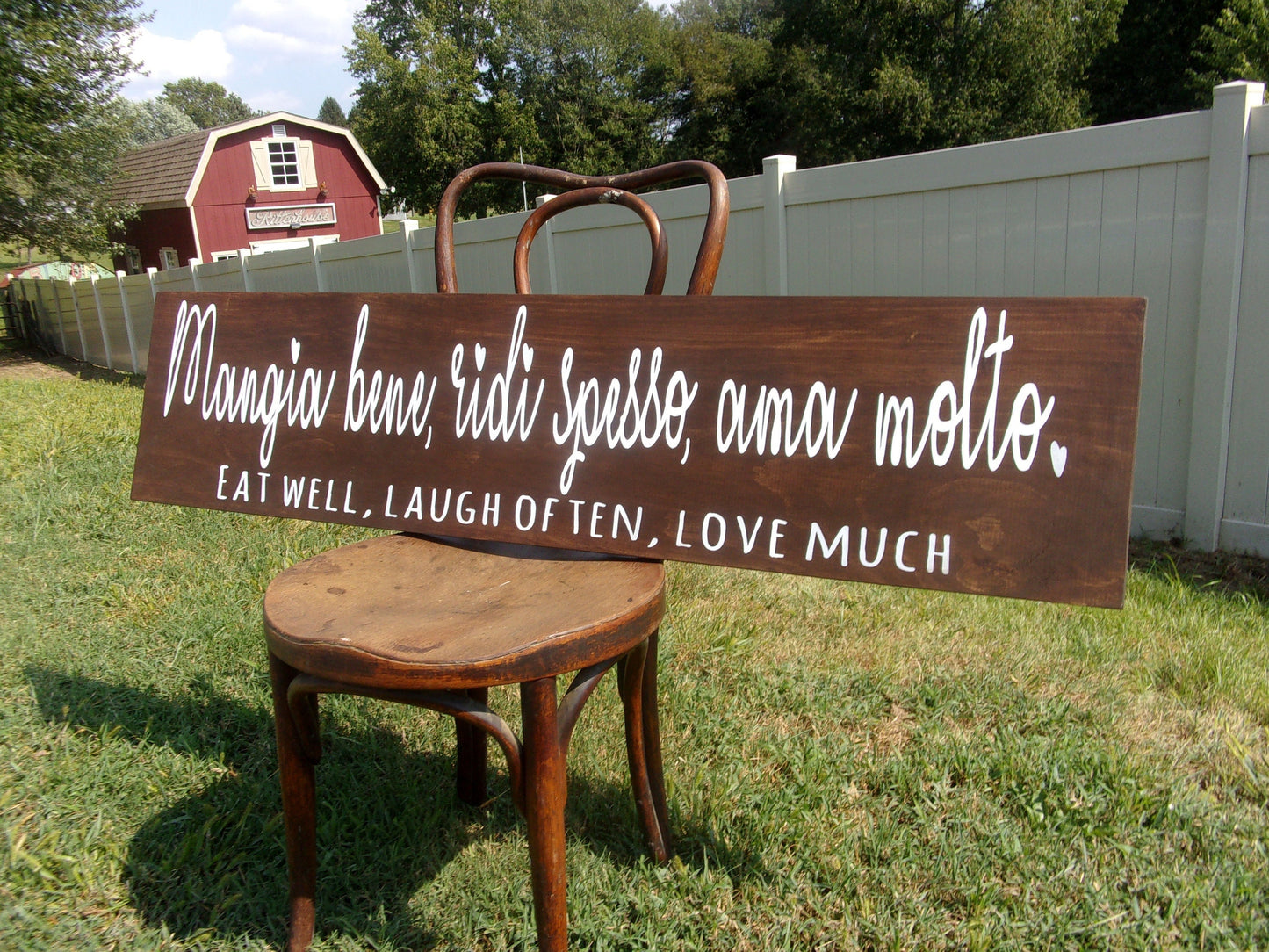 Italian wall art, Italian gift, Italian kitchen signs, Eat well laugh often love much sign, Eat sign for kitchen, Italian kitchen decor