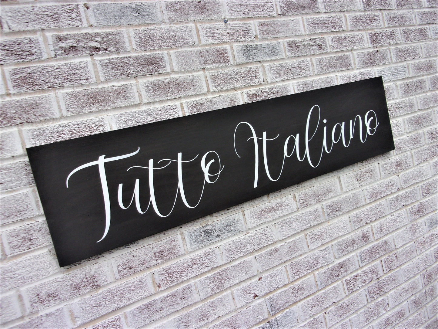 Italian wall art, Italian gifts, Italian signs, Tutto Italiano sign, Tuscan decor, Tuscan wall decor, la famiglia e tutto, italian phrases
