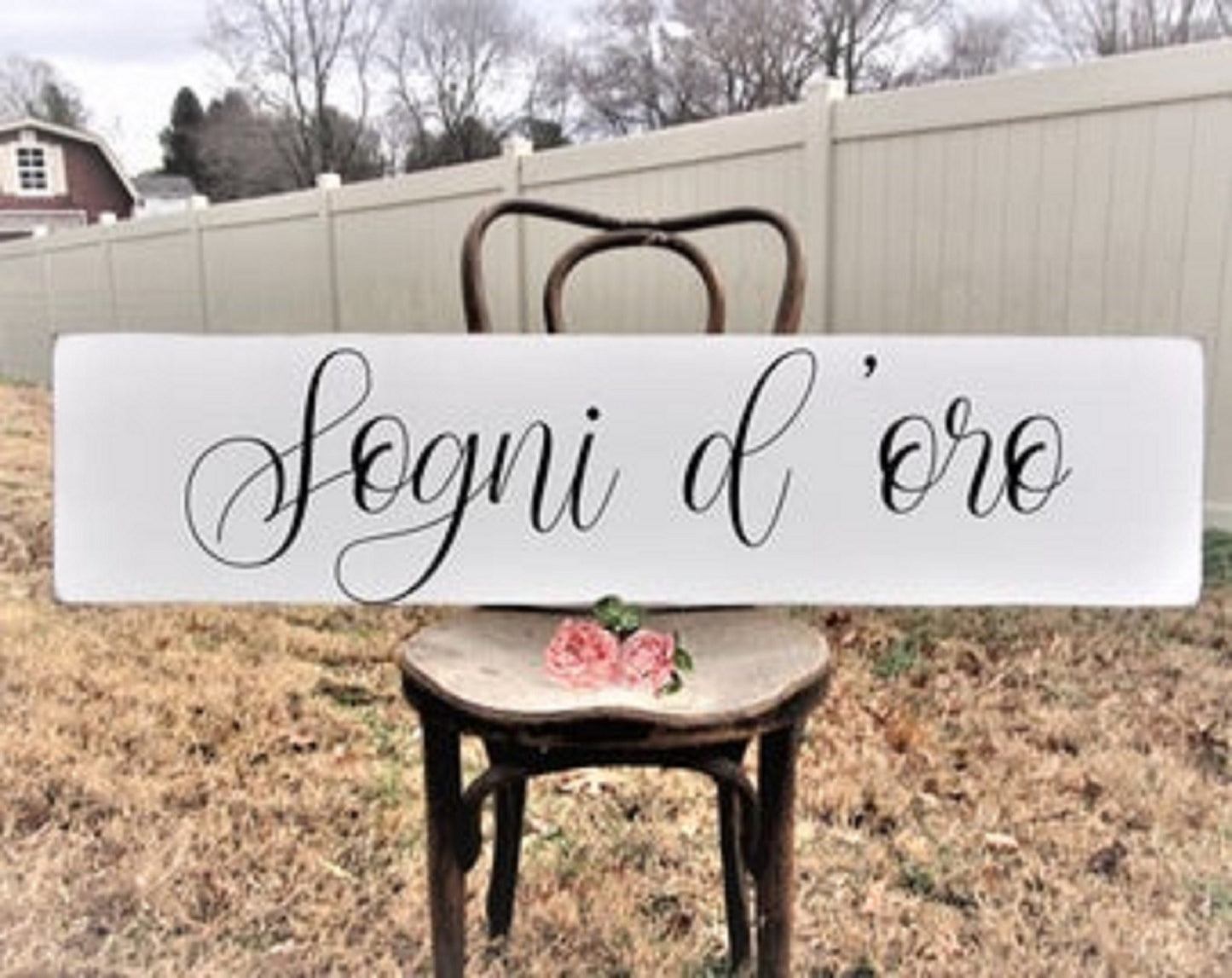 Sweet Dreams sign, Sweet Dreams wall art, Baby Nursery Decor, Italian bedroom wall art, Italian baby gift, over the crib sign, crib decor