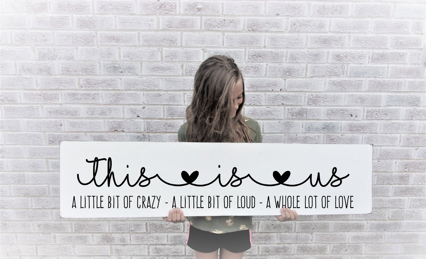 This is us sign, crazy family Thanksgiving,Crazy family Christmas,Family Signs wall decor ,little bit crazy little bit loud family reunion,