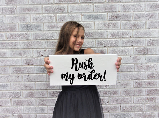 Rush my Order listing, Rush order, Last minute gift, rush service,
