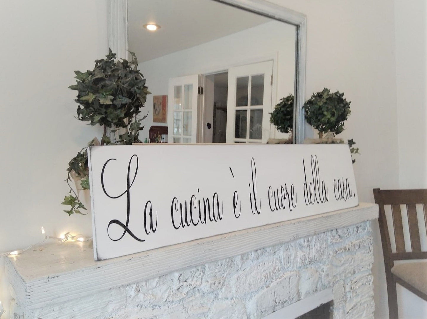 Italian kitchen gifts, Italian kitchen wall art, The kitchen is the heart of the home, Italian phrases, Italian kitchen sign,Tuscan kitchen