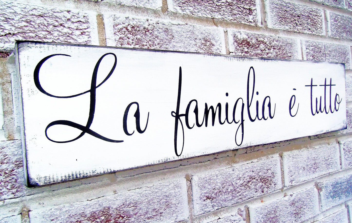 Family is sign, La famiglia e tutto sign, Family is everything in ITALIAN, Italian sayings, Family sign, Italian mother gift,Italian gifts