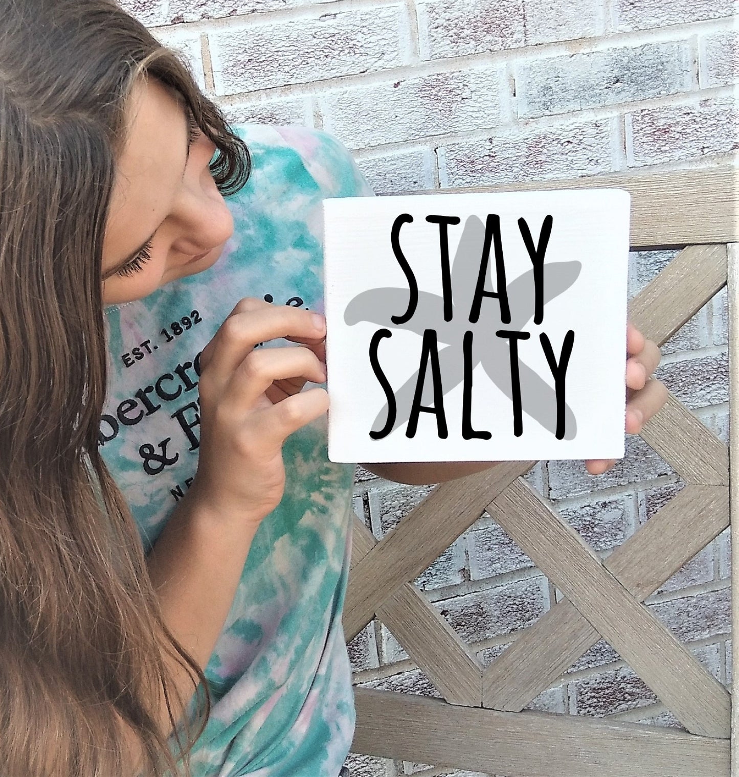 Stay Salty sign, Beach decor, Beach signs, Beach decor wall art, Beach house signs, beachy decor, Beach house decorations,Beachy decor
