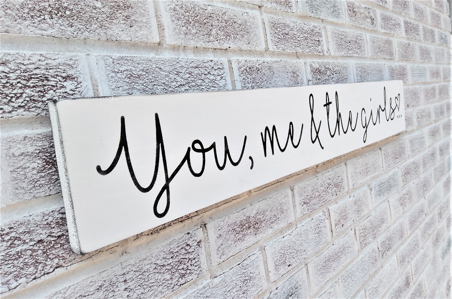 You me and the girls sign, OR boys, Over the bed signs, Over the couch signs, Over the sofa art, family room decor, girl mom gift, boy mom