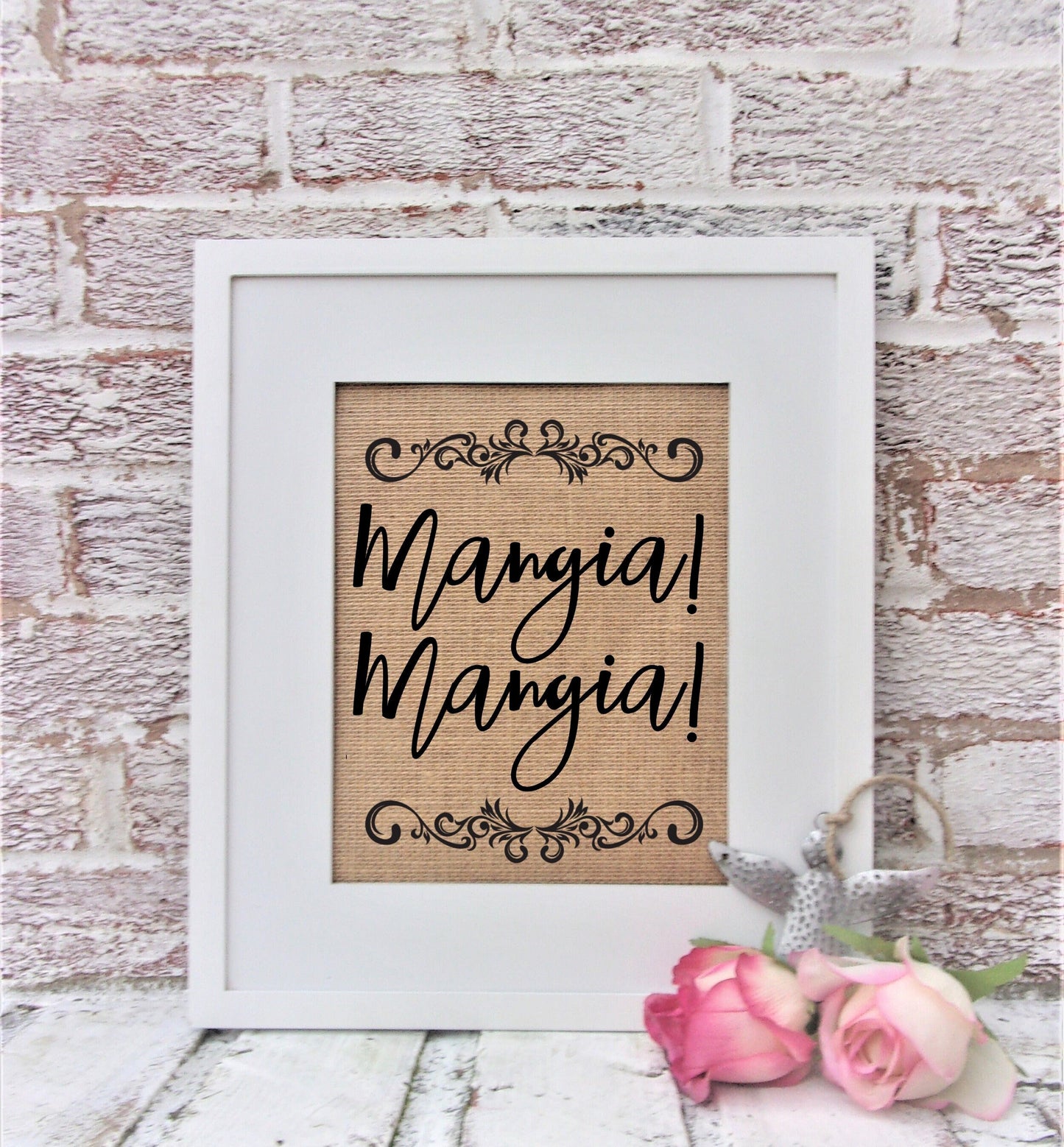 Mangia sign, Italian kitchen signs, Italian kitchen decor, tiered tray signs, italian wall art, Eat sign in Italian, Italian gifts,large