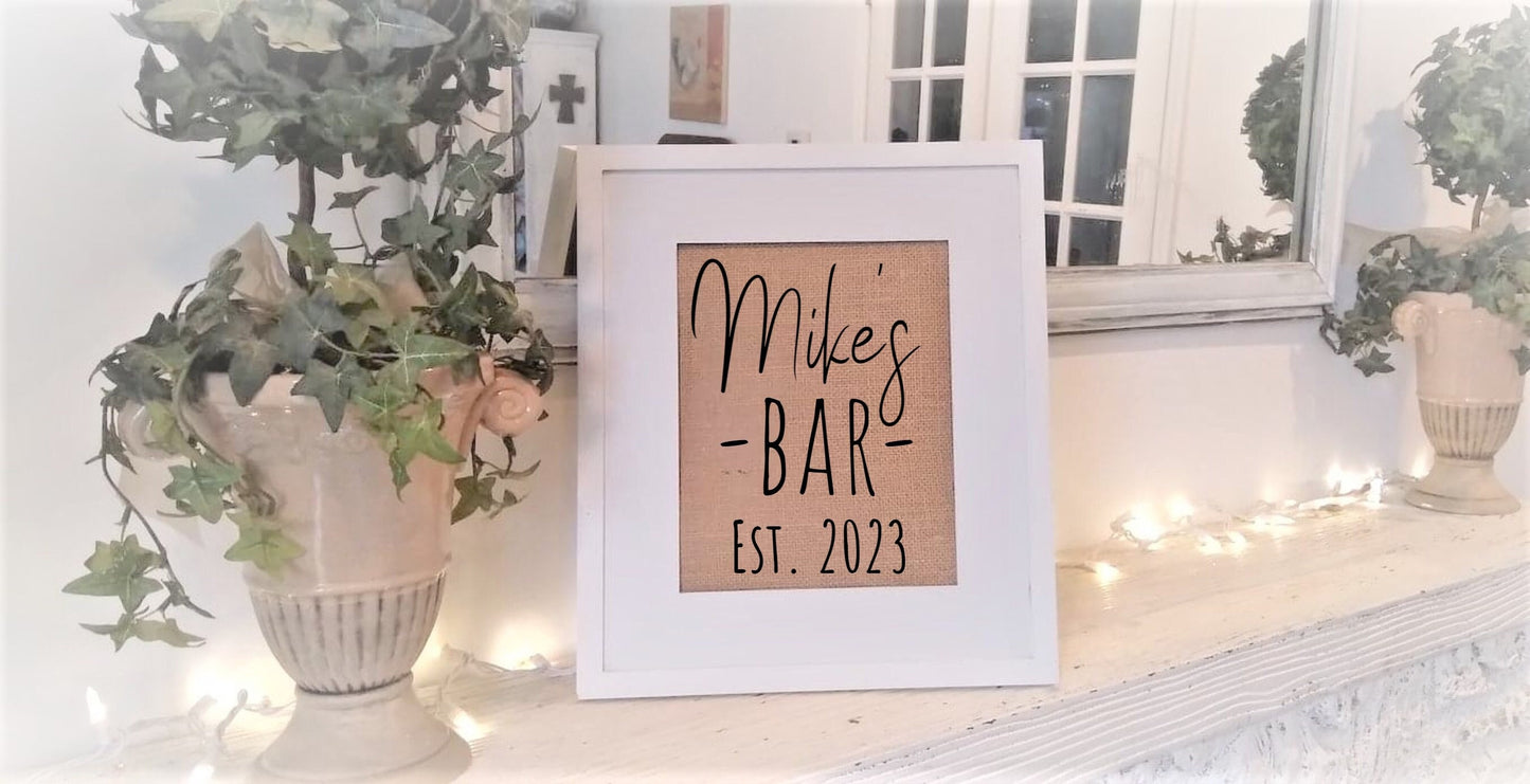 Bar sign personalized, bar sign for home bar, bar signs, personalized bar gifts, pub sign, bar decor for home bar, bar decor signs, for wall