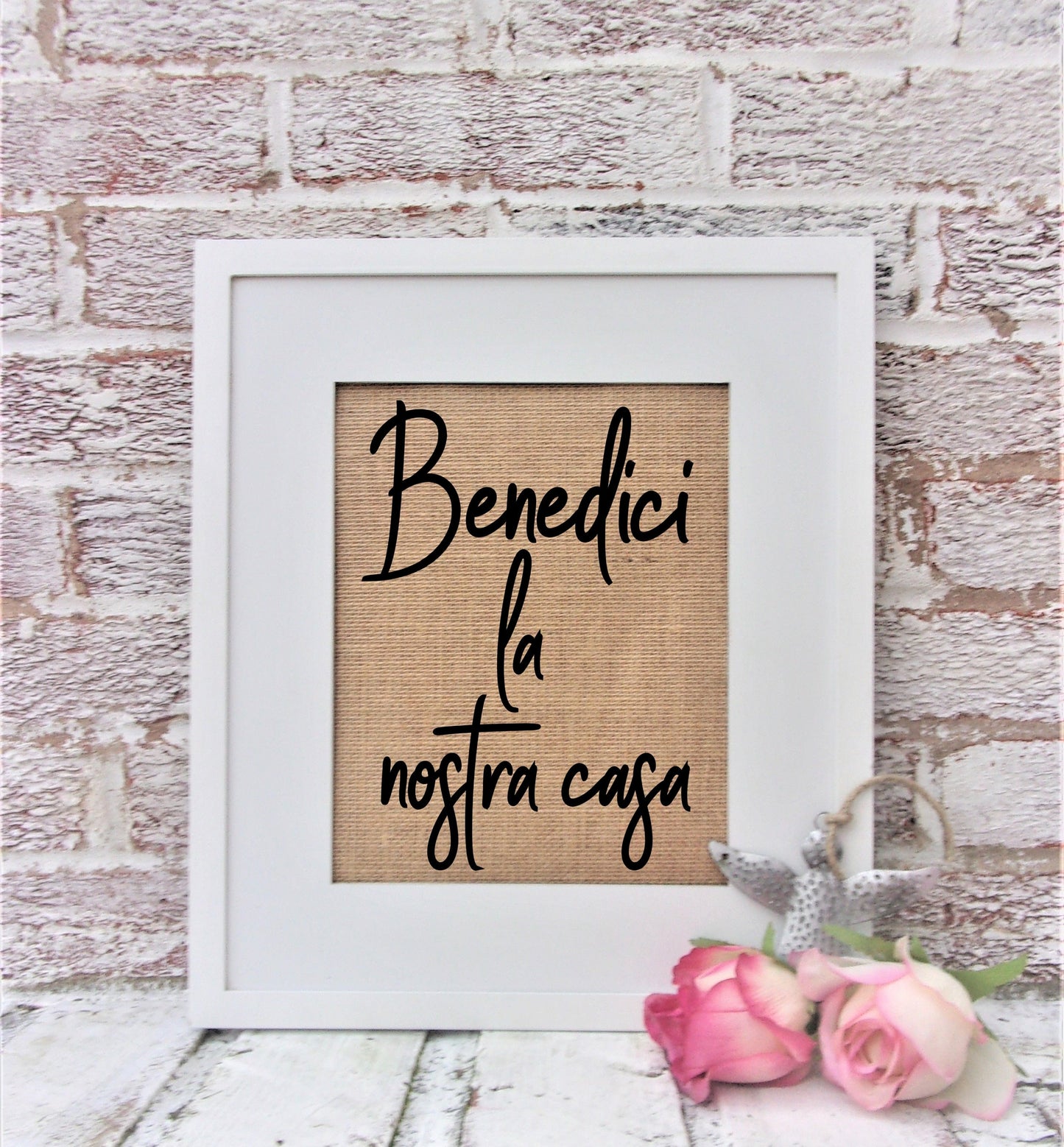 Bless our home sign, Italian house blessing, Benedici sign, Italian wall art, Italian signs, Italian, phrases, gifts, housewarming gifts