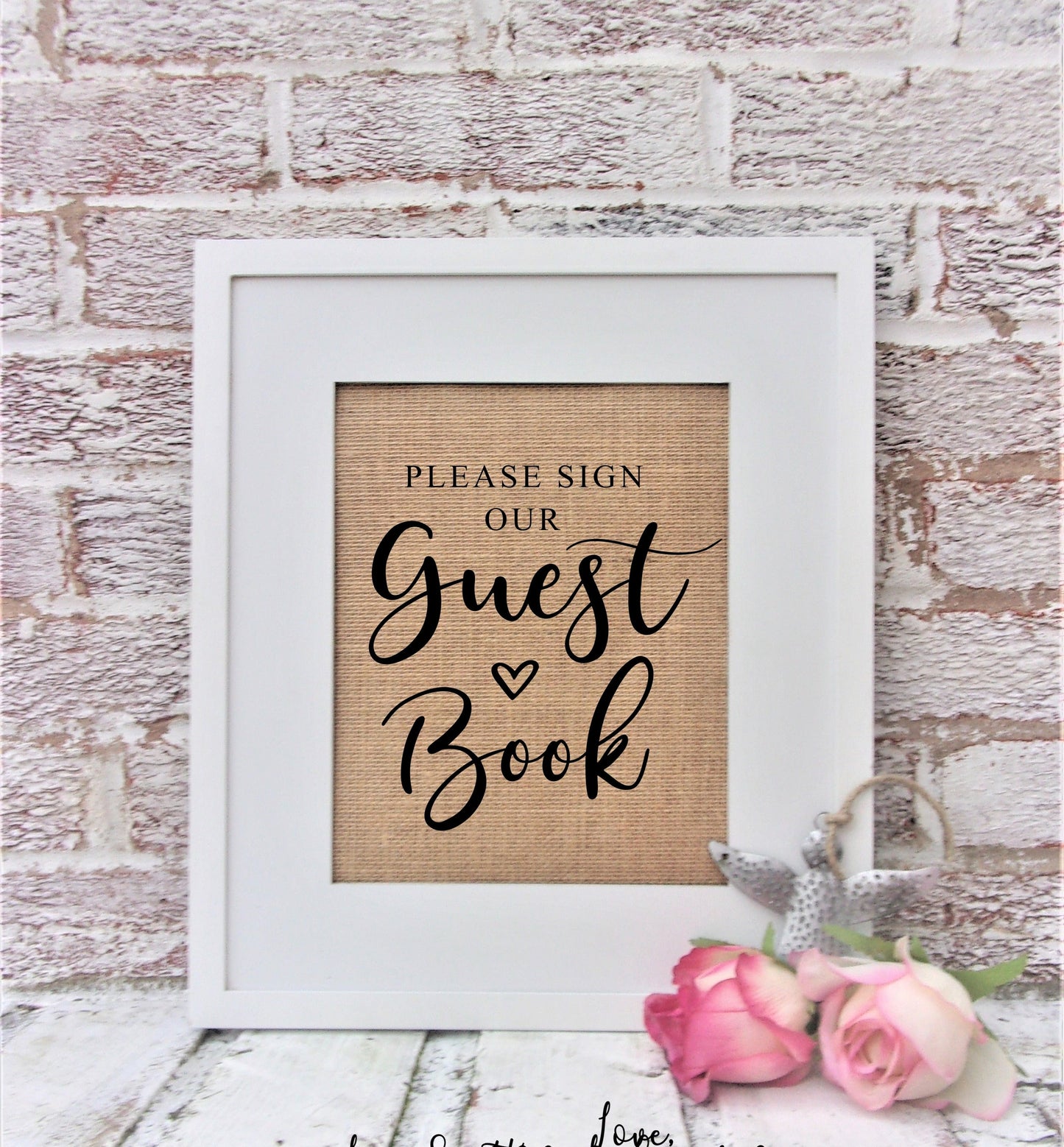 Wedding guest book sign, sign our guest book sign, Wedding guestbook sign, wedding signs, sign our guestbook, guest book reminder sign