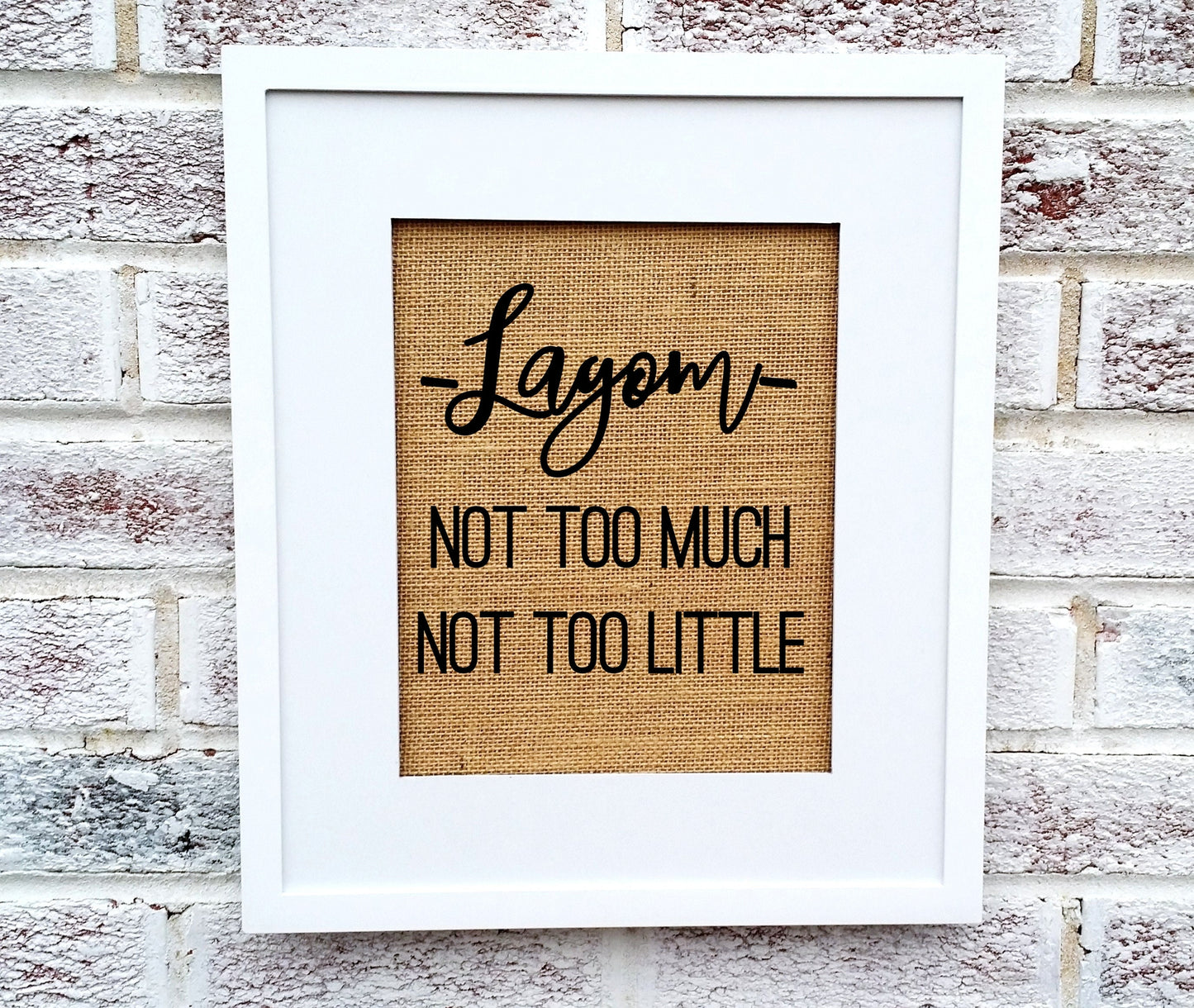Lagom, Swedish gifts, Lagom mini, Swedish saying signs, inspirational, Swedish home decor, For her, Sweden, Scandinavian,decor, simple life