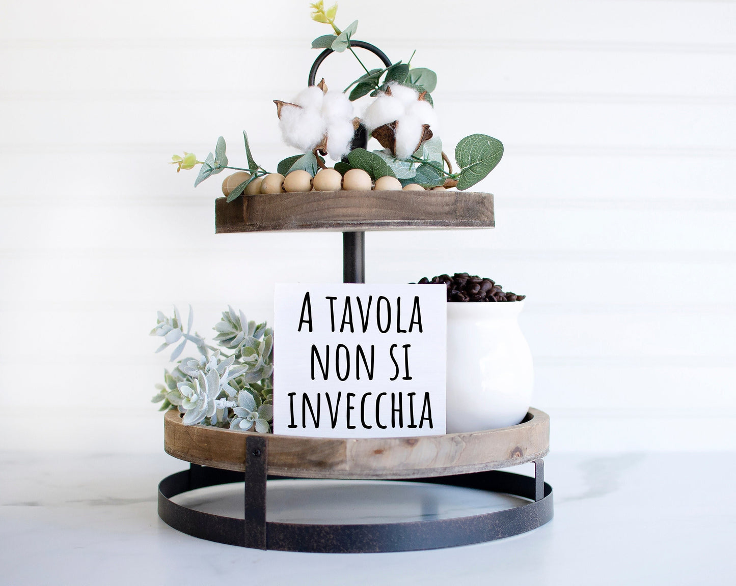 Italian kitchen signs, A tavola non si invecchia, Tuscan kitchen decor, Italian wall art, Tuscan signs, Italian restaurant decor, Italy