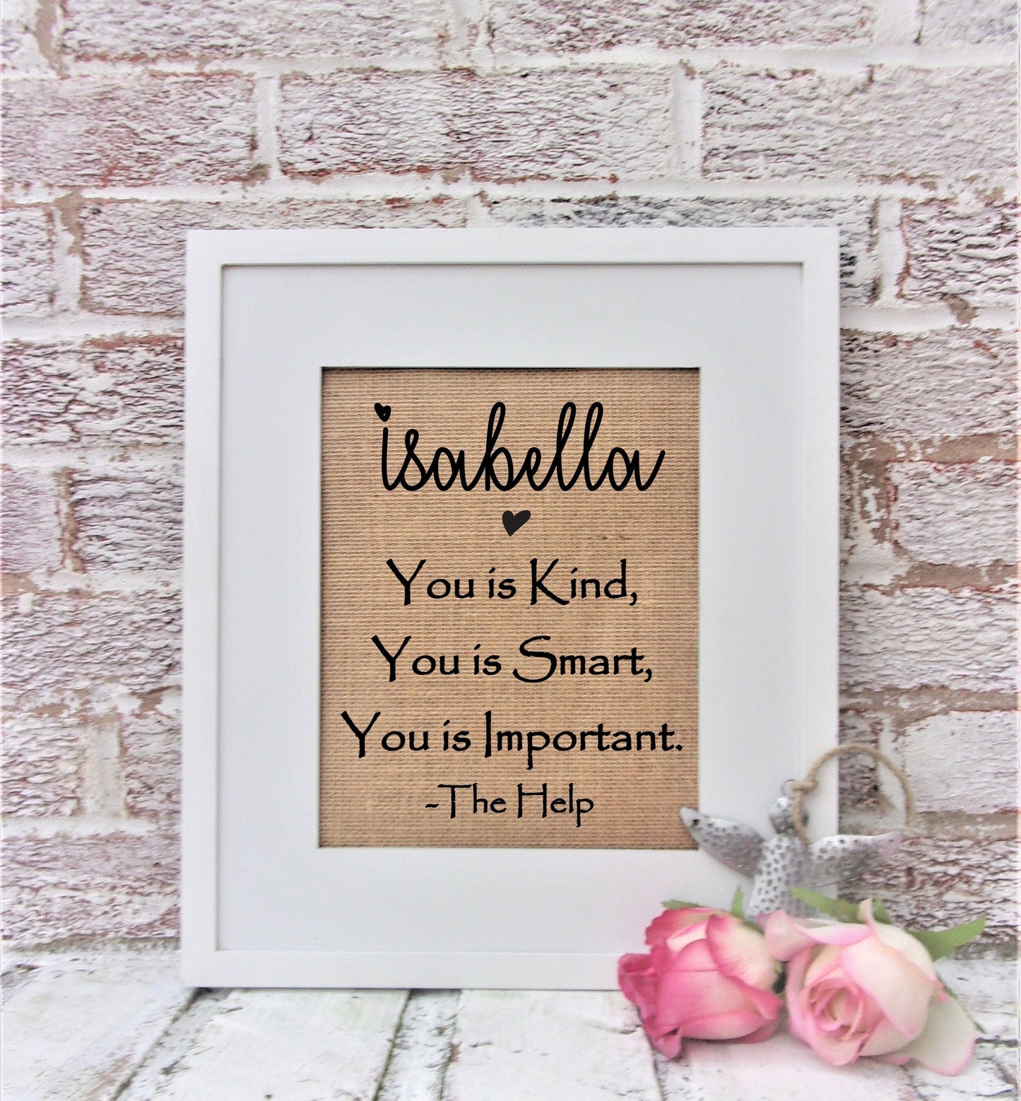 You is kind you is smart you is important, The Help, baby shower gift girl, personalized baby shower gift,African American baby shower gifts