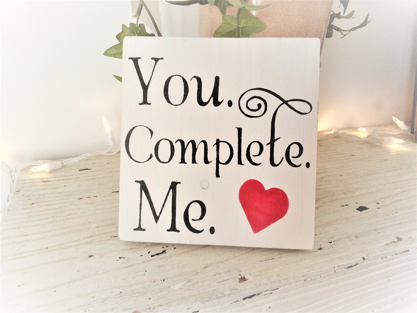 You complete me sign, football gifts for boyfriend,  football gifts for men, football gifts for husband, jerry maguire,football wedding gift