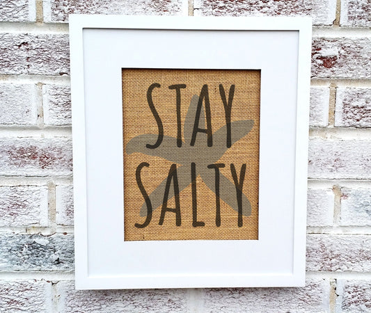 Stay Salty sign, Beach decor, Beach signs, Beach decor wall art, Beach house signs, beachy decor, Beach house decorations,Beachy decor