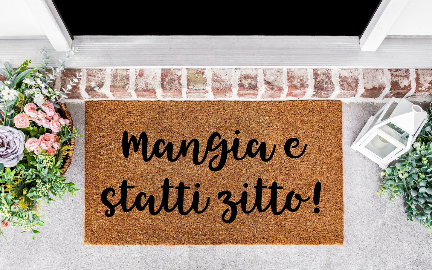 Mangia sign, Shut up and eat sign, IN ITALIAN, Mangia e statti zitto, Eat sign, funny eat sign, Italian kitchen decor, tuscan kitchen decor