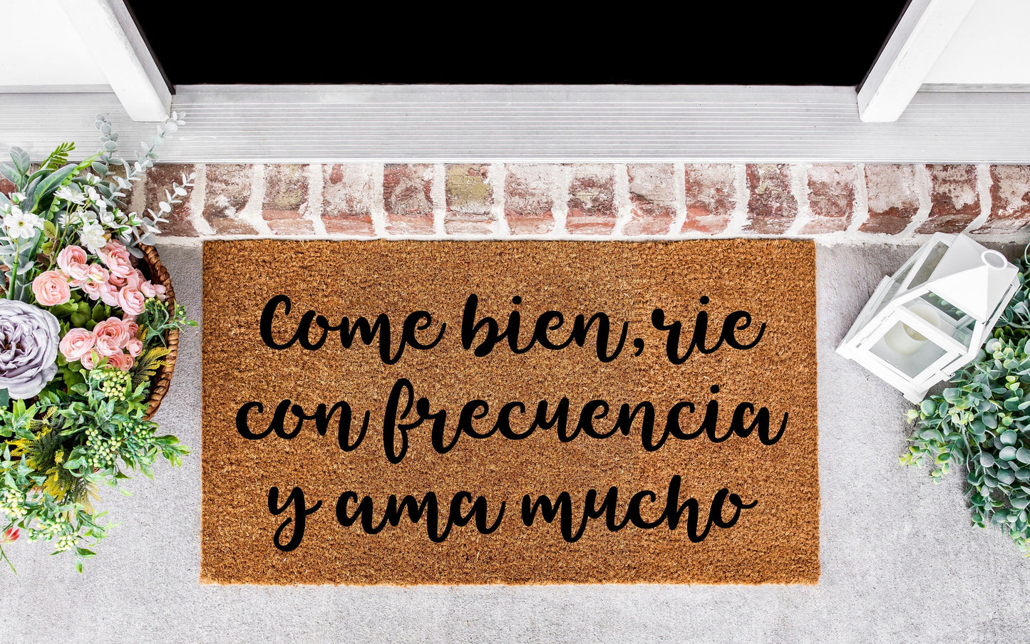 Spanish kitchen decor, Spanish kitchen signs, Spanish decor, Spanish art, Eat well laugh often love much, Mexican kitchen decor